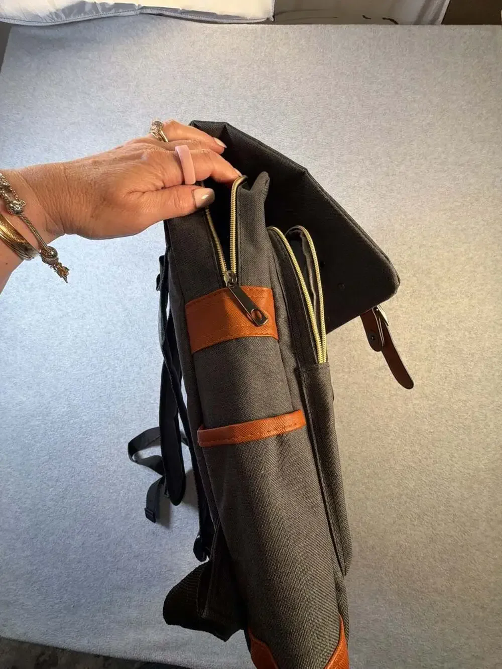 Wenjie vintage backpack